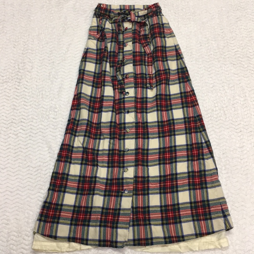 Vintage 70’s Aljean of Canada wool flannel skirt